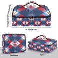 thumbnail image 3 of Iauyy Casserole Carrier for Hot Food Insulated Casserole Travel Carry Bag with Lid Food Warmer Bag for Party/Picnic,Red and White Rhombus, 3 of 7