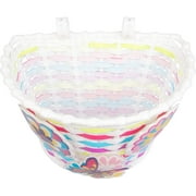 Ride Along Dolly Bike Basket w Lightups - Kids Bicycle Basket Accessories Gifts w Three Motion Activated Blinking Flowers & Butterfly - Fun Gift Ideas!