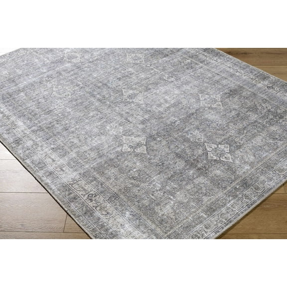 Hauteloom Kelda Hallway, Kitchen Runner Rug - Traditional - Sage, Beige, Aqua - 2'7" x 10'
