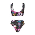 thumbnail image 5 of Daiia Cat Icecream Women's Bikini Set Two Piece Swimsuit High Waisted Bikini Adjustable Straps Bikini Perfect for Beach, Pool, and Summer Vacation-X-Large, 5 of 9