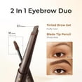 thumbnail image 3 of SACE LADY 2 in 1 Eyebrow Pencil & Eyebrow Gel, Dual-Ended Brow Pen & Eyebrow Brush for Fuller Brows, Fluffy & Precise, Waterproof Long-Lasting Eyebrow Pen for Women, 3 of 10