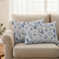 thumbnail image 2 of Navy Blue Coastal Outdoor Waterproof Pillow Covers, Nautical Ocean Shell Starfish Sea Rustic Decorative Rectangle Throw Pillowcase Sofa Cushion Sham for Patio/Couch/Chair, 20"x12" 2 Pack, 2 of 8