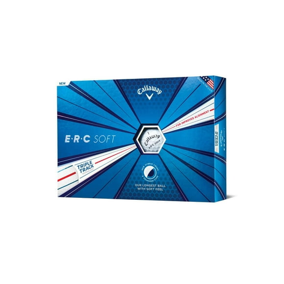 Callaway ERC Soft 1 Dozen Golf Balls, Our Longest Golf Ball With Soft Feel