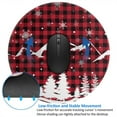 thumbnail image 4 of Disketp Christmas Tree Buffalo Plaid Small Mouse Pad 7.9x7.9 Inches,Washable Round Mousepad For Office Laptop Computer,Non-Slip Rubber Base Mouse Pads For Wireless Mouse, 4 of 9