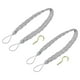 thumbnail image 1 of Sujetadores de Cortina Uxcell, Sujetadores Decorativos de Cuerda Trenzada con Ganchos de Metal Plateado, 2 Piezas, 1 of 6