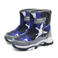 thumbnail image 2 of Zshosam Girls' Boots Boys & Girls Waterproof Winter Snow Boots for Little Kid/Big Kid Size 4,(Dark Blue Big Kids 4), 2 of 8
