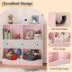 thumbnail image 5 of QinaQin Organizador infantil grande de 7 cubos con 3 cajones, librero de madera para juguetes y libros, ideal para pasillo, sala o escuela, 5 of 8