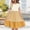 Yellow, variant on JUSLIO Dresses for Girls Color Block Dresses Cute Crew Neck Flutter Casual Dress Size 5 Y