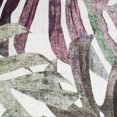 thumbnail image 2 of Pattaya Purple Palm 20x20 Cotton Throw Pillow Complete with Polyfill Insert, 2 of 4