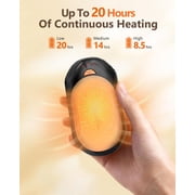 Electric Hand Warmers Rechargeable: 2 Pack 6000mAh USB Hand Warmer Reusable Portable Pocket Heater 3 Heating Modes Rechargeable Hand Warmer - Tech Gifts for Men Women Raynauds Camping