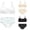 Mixed color 3PCS-D, variant on LYMAYTER Girls Breathable Wirefree Training Bras Teen Girls Adjustable Strap Seamless Bralette Panty