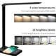 thumbnail image 2 of Lámpara de escritorio LED con cargador inalámbrico, puerto de carga USB, lámpara de escritorio regulable con 5 niveles de brillo y 5 modos de iluminación, control táctil, temporizador automático., 2 of 5