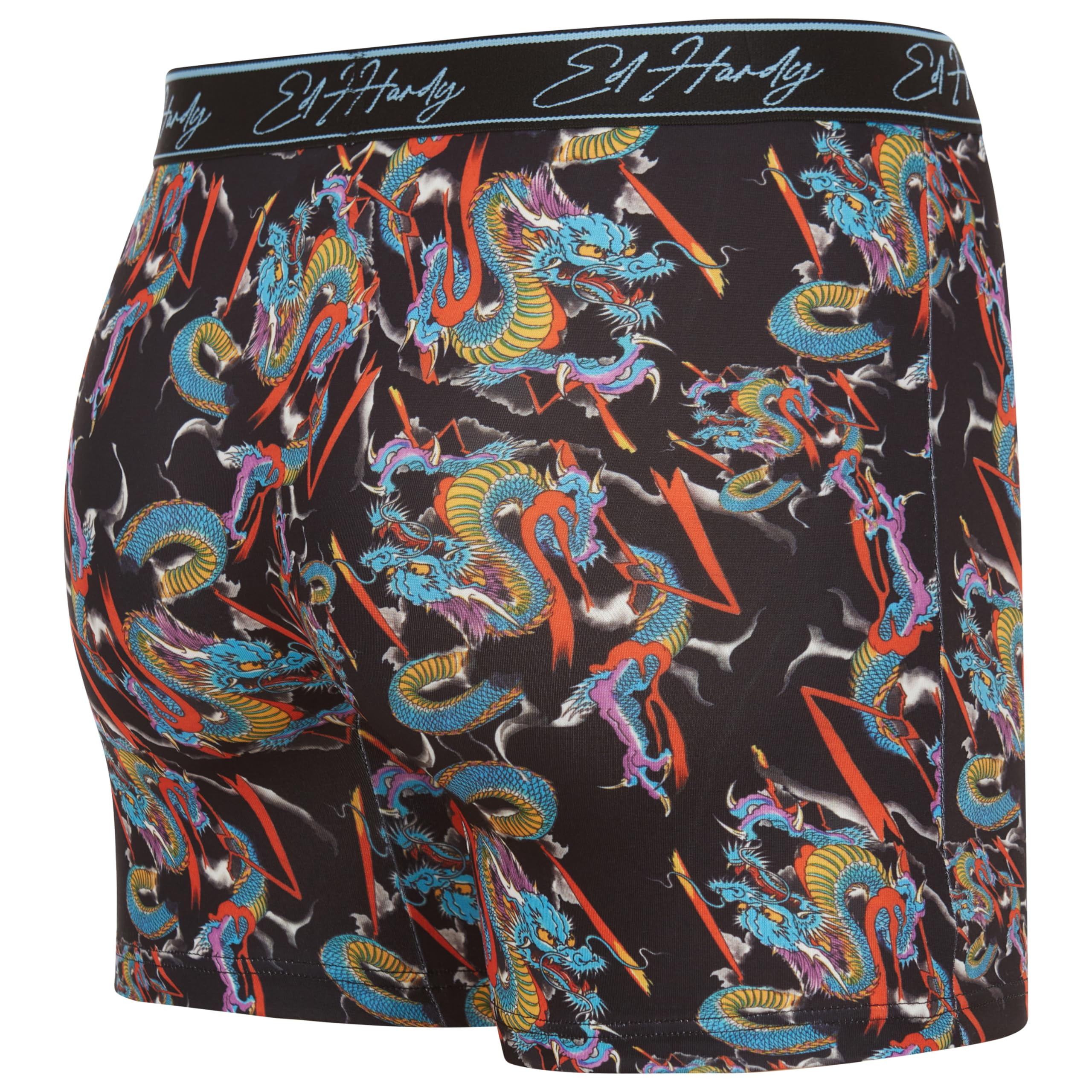 Hoerev Pack of 4 Mens Super Soft And Comfortable Fiber Briefs Trunks  Underwear，4Black，L at  Men's Clothing store