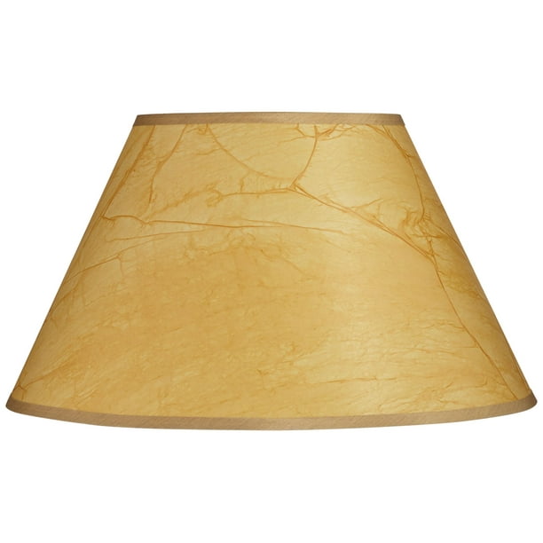 Springcrest Crinkle Paper Large Empire Lamp Shade 10 Top X 20 Bottom 12 Slant 11 High Spider Replacement With Harp And Finial Com Large Empire Lamp Shade, Paper Chimney Lamp Shades