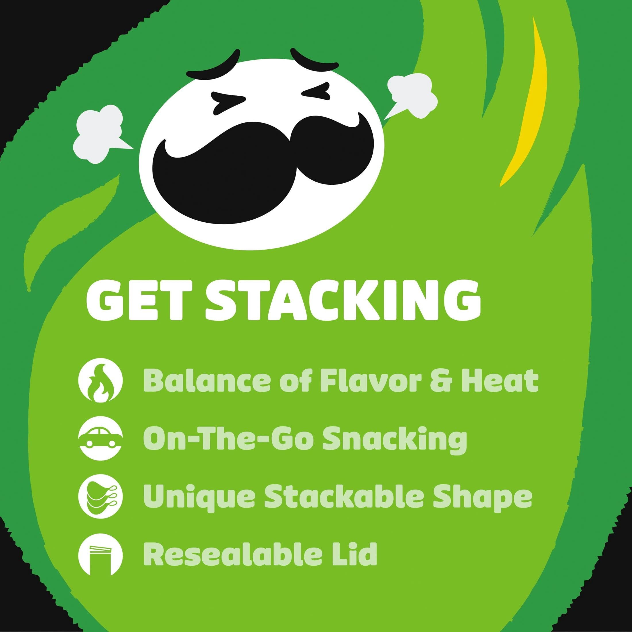Pringles Scorchin' Chili & Lime Potato Crisps, 5.5 oz (Pack of 2) with By The Cup Mints