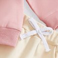 thumbnail image 6 of HCNTES Toddler Girls Clothes 18 24 Months 2T 3T Fall Winter Outfits Baby Kids Girls Long Sleeve Sunflower Letter Happy every day Print Sweatshirt Tops Solid Pant Sets, 6 of 6