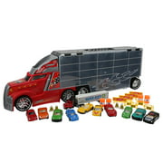 TD® Modèle de voiture jouet pour enfants 2-3 ans conteneur de simulation de  bébé alliage voiture garçon costume 6 voitures
