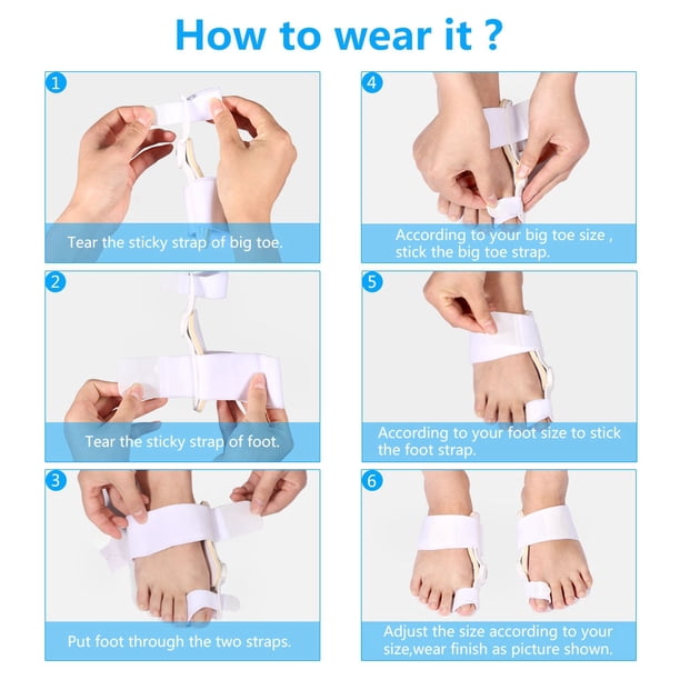 Valgus Corrector - Almohadilla para aliviar el dolor con férula para juanete en el dedo gordo del pie ANGGREK Otros