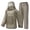 Khaki, variant on Mosquito Suits for Adult, Mesh Net Bug Hooded Jacket Pant, Outdoor Full Body Protection Mosquito Proof Clothing