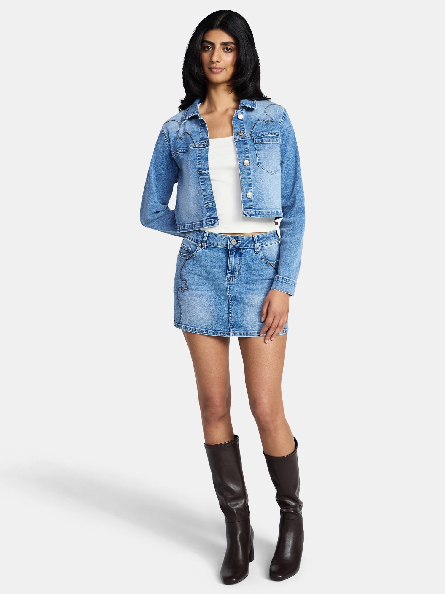 Madden NYC Women's Western Mini Skirt, Sizes XXS-XXL