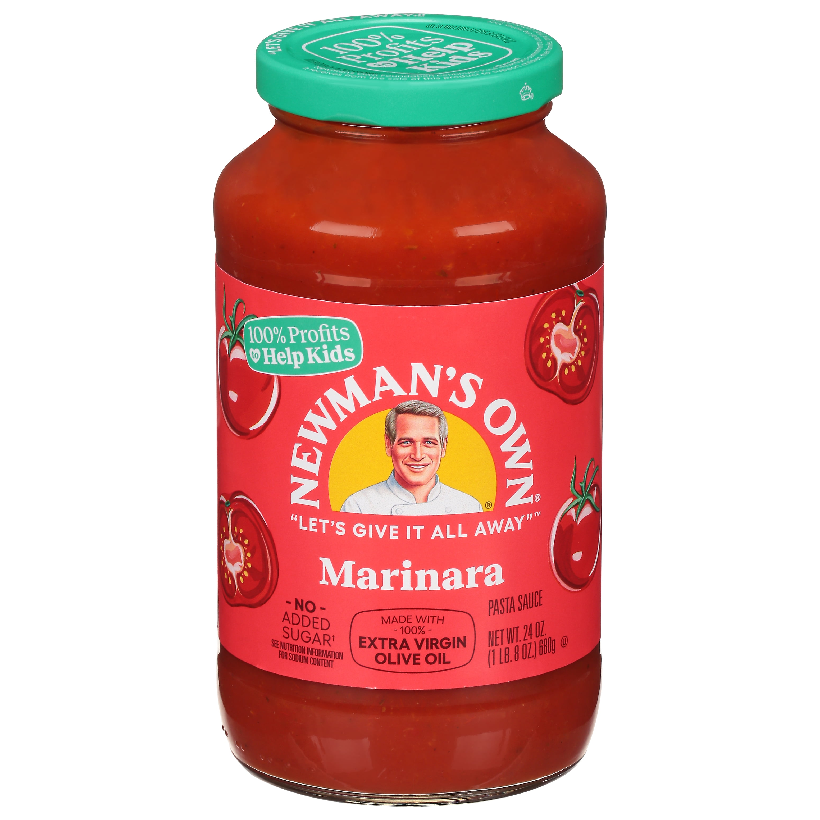 Newman's Own Pasta Sauce, Marinara, 24oz glass jar