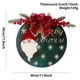 thumbnail image 4 of Fiudx Ofertas relámpago del día Decoración del día de Navidad Decoración de fiesta Cartel de puerta de Papá Noel Corona Letrero de bienvenida de madera Decoración colgante, 4 of 7