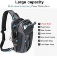 thumbnail image 3 of BANGE Waterproof Men's Sling Bag, Large Capacity Crossbody Backpack Durable, 3 of 9