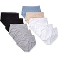 thumbnail image 2 of Hanes Pure Bliss Women's Briefs with ComfortSoft Waistband 10-Pack, 2 of 9