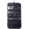 thumbnail image 1 of Bolsa de viaje para artículos de aseo colgante Freegrace Premium, de nailon negro, 1 of 6