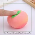 thumbnail image 4 of Peach Squeeze Toys Stress Relief Sensory Fidget Ball, Stretchy Fruit Theme Relaxation Toy for Office Desk and Daily Activities, 4 of 8