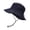 Navy, variant on Under$5 Womens Sun Hat Unisex Waterproof Packable Bucket Hat Wide Brim Outdoor Sun Hat with Wind Strap Lightweight Fisherman Cap Gsakboxl