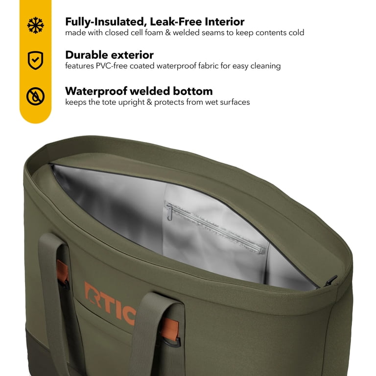 RTIC 58-Can, 35 Ltr, Insulated Tote Bag, Cooler Bag with Leak-Free