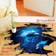 thumbnail image 5 of UBIUO - Adhesivo de pared 3D con diseño de delfines y galaxia, diseño de cielo estrellado destrozado, vinilo extraíble de 35,4 x 26,7 pulgadas para techo, dormitorio infantil., 5 of 5
