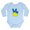 Sky Blue, variant on CafePress - Ukrainian Flag Peace Sign Ukraine Native Body Suit - Long Sleeve Cotton Baby Bodysuit