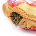 thumbnail image 3 of Juguete Interactivo para Perros Doggijuana Rosquilla Recargable con Zacate Gatera Orgánica Calmante, 3 of 10