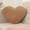 Brown, variant on Romantic Furnishing Cushion, Heart Shaped Throw Pillow, Resilient Fluffy Accent Pillow, Versatile Decorative Plush Cushion for Bedroom Office Sofa Car Indoor Festival Decoration
