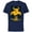 Navy, variant on Percy Jackson Three Heroes Against the Minotaur - Short Sleeve Cotton T-Shirt for Adults - Customized-Navy