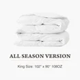thumbnail image 5 of CONCETTA King Size Bedding Duvet Insert,Comforters Duvets All-Season Duvet Down Alternative Quilted Comforter with Secure Corner Tabs, White, 5 of 6