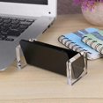 thumbnail image 3 of Acrylic Business Card Holder Clear Plastic Display Stand Desktop (1 Pcs, Black), 3 of 5