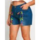 thumbnail image 1 of Cordón arriba delantero crudo dobladillo más tamaño de mezclilla pantalones cortos Rosegal Pantalones cortos de talla grande, 1 of 5