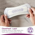 Poise Daily Fresh Protection Incontinence Panty Liners, Long Length