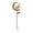 A, variant on ZhangC Solar Garden Stake Light, 31.5 Inch Moon Hummingbird Crackle Glass Outdoor Waterproof Metal Yard Decor with Warm LED Glow, Auto On/Off Pathway Lighting for Lawn, Patio and Backyard