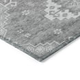 thumbnail image 4 of Addison Rugs Chantille Indoor/Outdoor Traditional Medallions Gray Washable Rectangle Rug, 1'8" x 2'6", 4 of 6