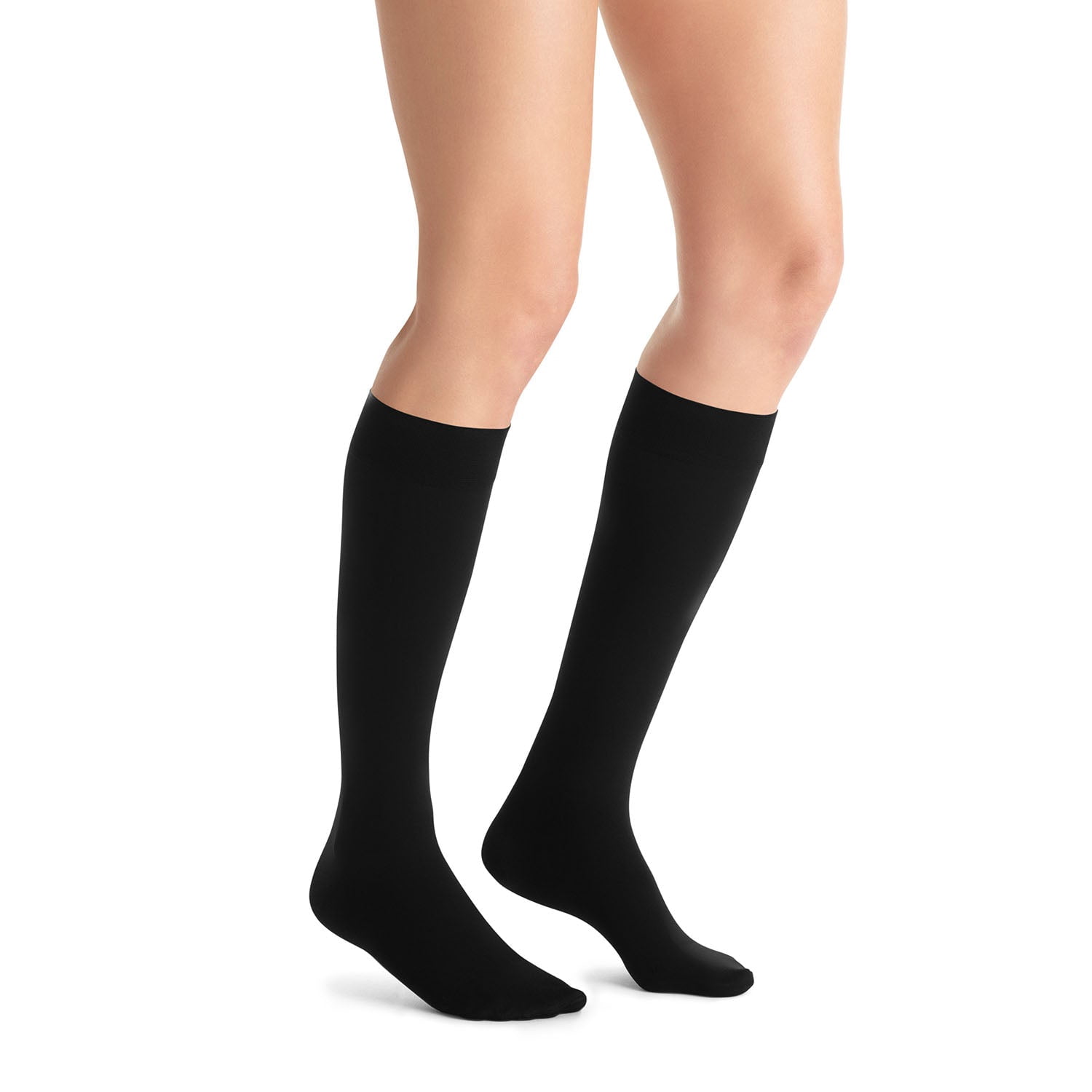 Jobst Opaque SoftFit 30-40 Closed Toe Knee High Compression Stockings Espresso Medium