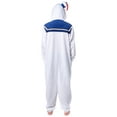thumbnail image 3 of Ghostbusters Men's Stay Puft Marshmallow Man Hooded Fleece One Piece Union Suit Costume Pajama, 3 of 7