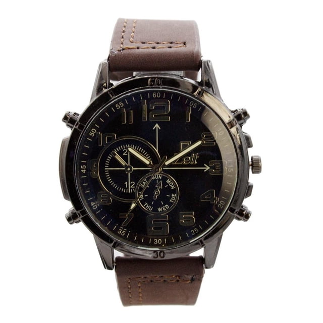 Reloj Análogo Zeit Caballero Casual Correa De Tactopiel cafe 40mm Zeit CB00022771