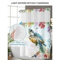 thumbnail image 4 of No Hook Cloth Fabric Shower Curtain with Snap in Liner, Sea Turtle Coastal Waterproof Shower Curtains Set with See Through Top Window, Blue Nautical Summer Beach Ocean Bath Curtains Shower 72"x84", 4 of 6