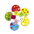 thumbnail image 1 of keepw 50 Pieces Wooden Buttons Mushrooms Two Hole Flower Painting Carving Decorations DIY Crafts Button for Sewing Crafting, 1 of 6