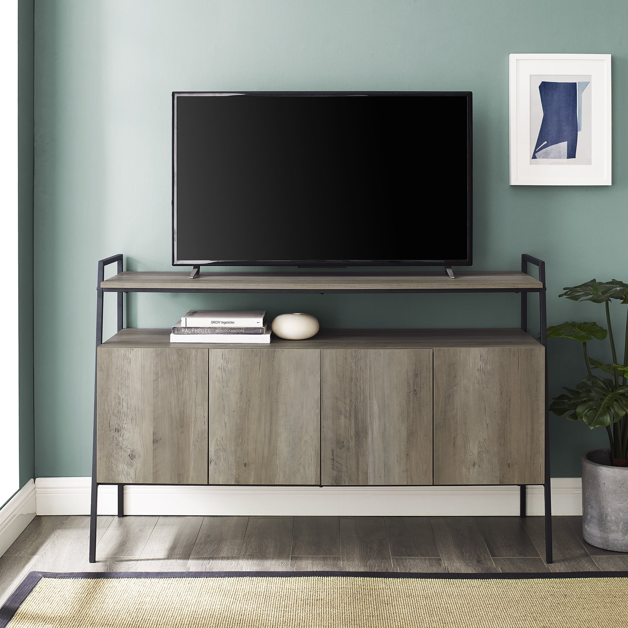 Manor Park Urban Industrial TV Stand for TV s up to 56 
