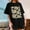 Black, variant on Women's Tops Short Sleeve Cotton Womens Tops Trendy T Shirts for Women Graphic Oversized Oversized Tops Items Ordered by Me
